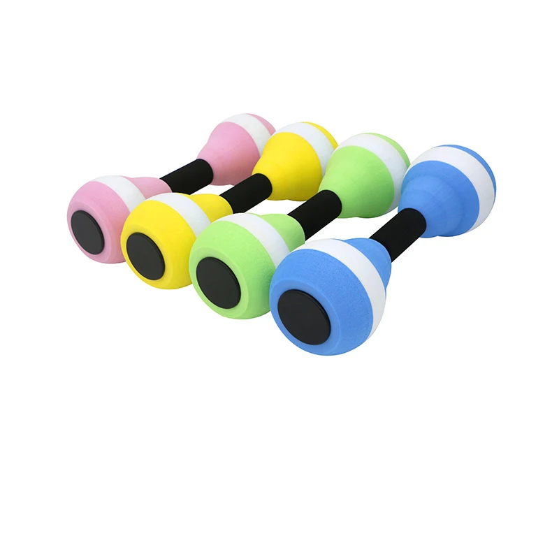 

Aquatic Exercise EVA Water Floating Dumbbell Fitness Aqua Dumbbells Soft EVA Foam Swimming Barbell