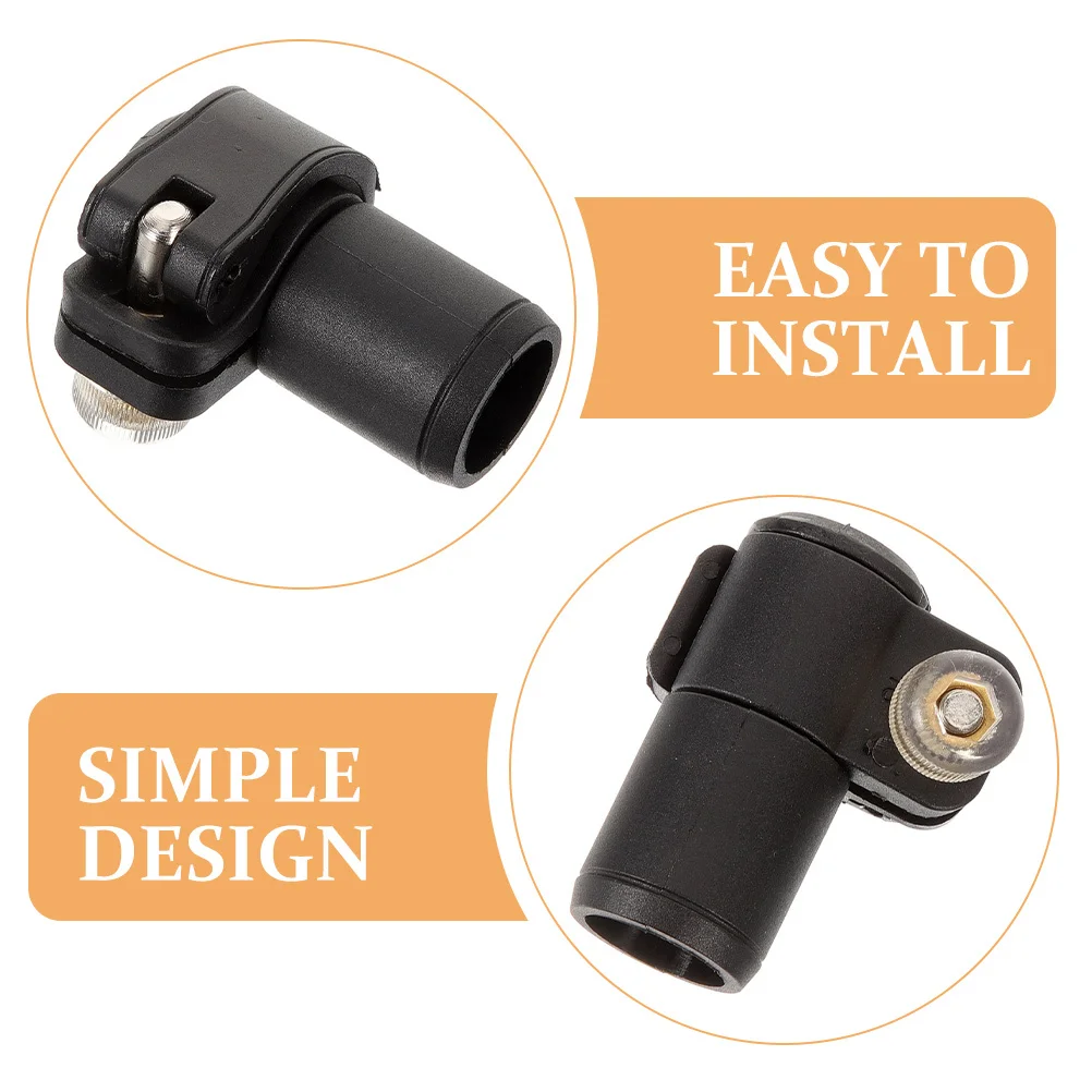 

2Pcs Trekking Pole Fastener Clip Rubber Walking Stick External Lock Cane Fixing Buckle Hiking Climbing Supplies