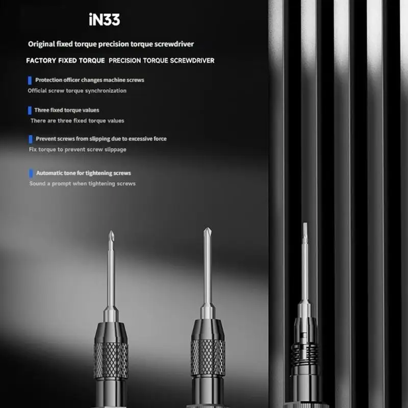 Hochpräzises 3-in-1-Schraubendreher-Set mit einstellbaren Drehmomenten für die empfindliche Wartung und Reparatur elektronischer – Detail 10