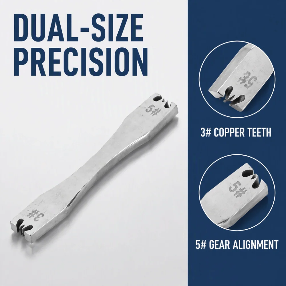 Manual Operation Zipper Install Tool Ergonomic Design Type #3 #5 Zipper Repair Tool Dual—Purpose Zipper Jig Tool