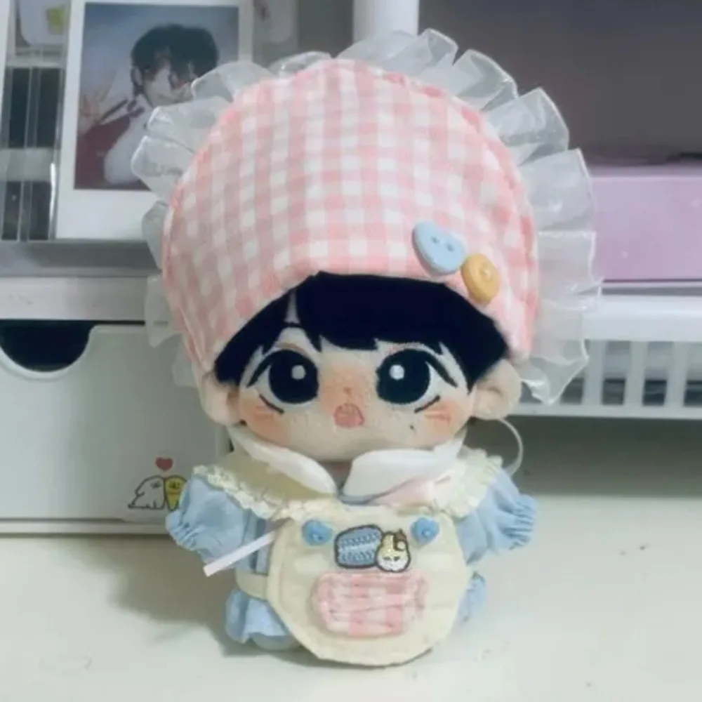 

Clothes Kitchen 10cm Cotton Doll Clothes Headscarf Suit Doll Clothes Outfit Cartoon Cute Doll Dress Up Set Children's Gift