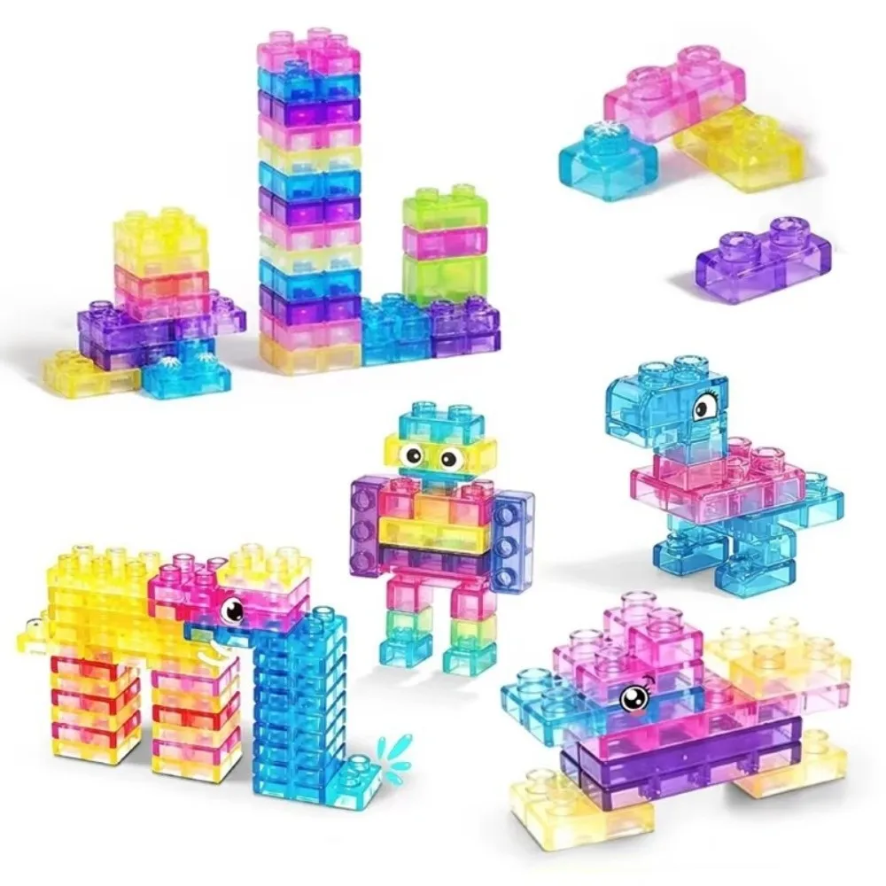 Soft Jelly Jelly Building Blocks Flexible Rubber Squishy Building Blocks Stackable Twistable Soft Jelly Blocks Party Playroom