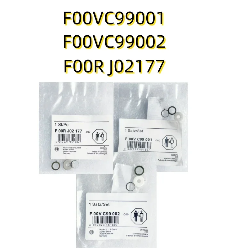 10pcs F00VC99001 F00VC99002 F00RJ02177 for Bosch CRIN Diesel Injector Repair Kits Nozzle Seal Gasket Oil Valve Ball