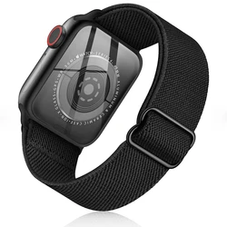 strap For Apple Watch band 44mm 49mm 45mm 41mm 40mm 38mm 42mm correa Adjustable Elastic Bracelet iwatch 8 SE 7 6 5 3 Ultra 49mm