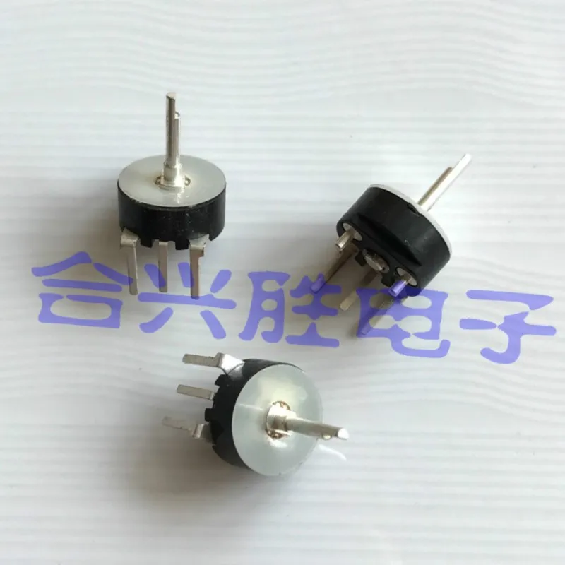 3PCS 10 Type Single Potentiometer B5K Game Machine Aircraft Model Remote Control To Adjust Rotate 180 Degree Shaft 8.5MM