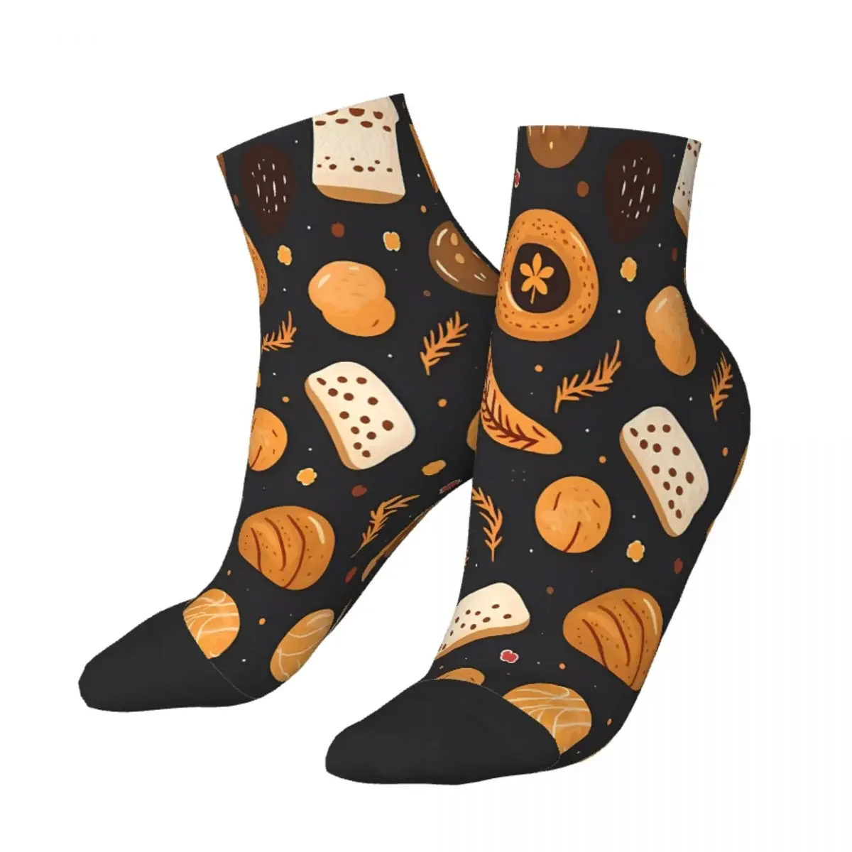 Midnight Bakery Ankle Socks Male Mens Women Autumn Stockings Printed