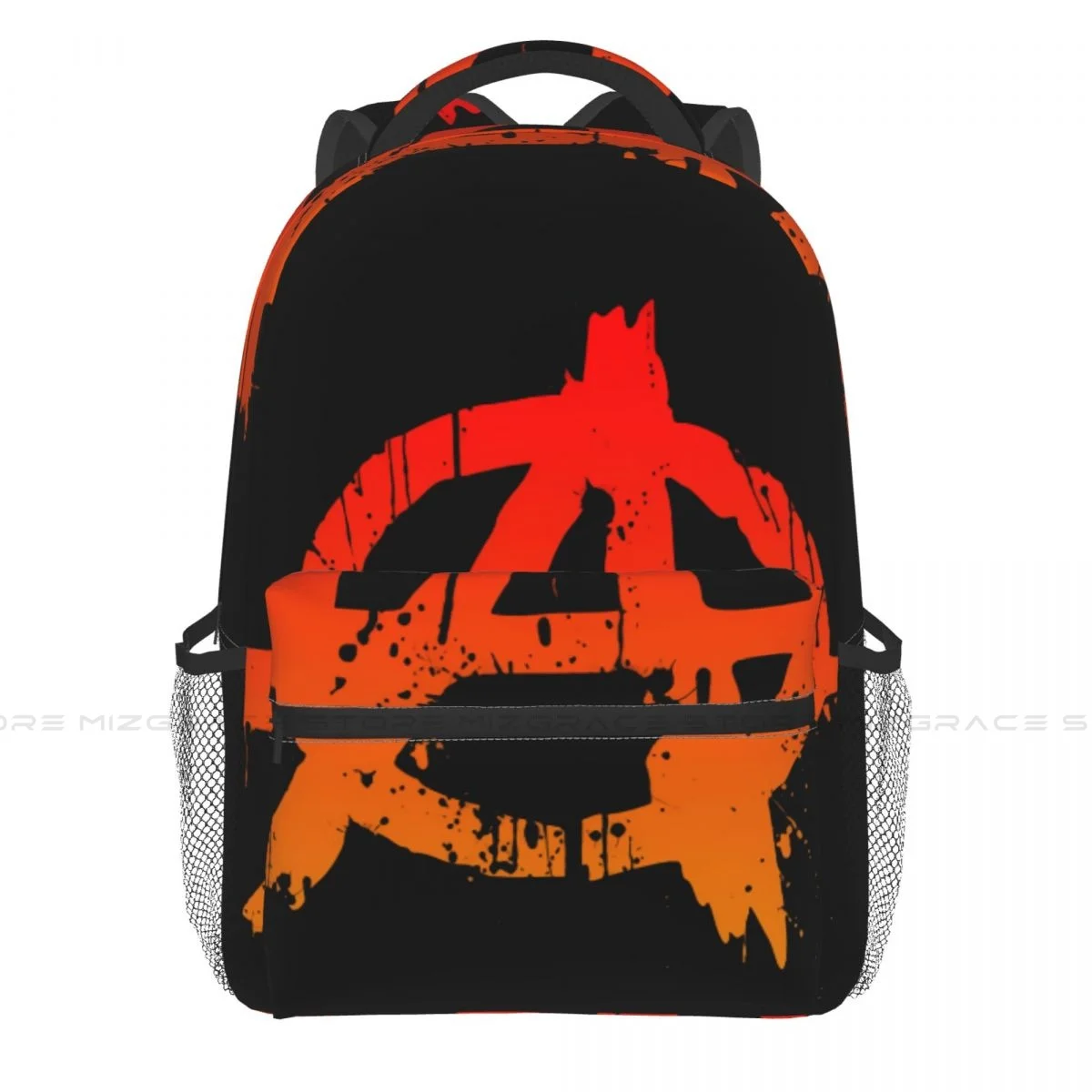 Color Splatter Casual Knapsack for Men Women Sons Of Anarchy TV Student Books Backpack School Laptop Bag Soft Rucksack