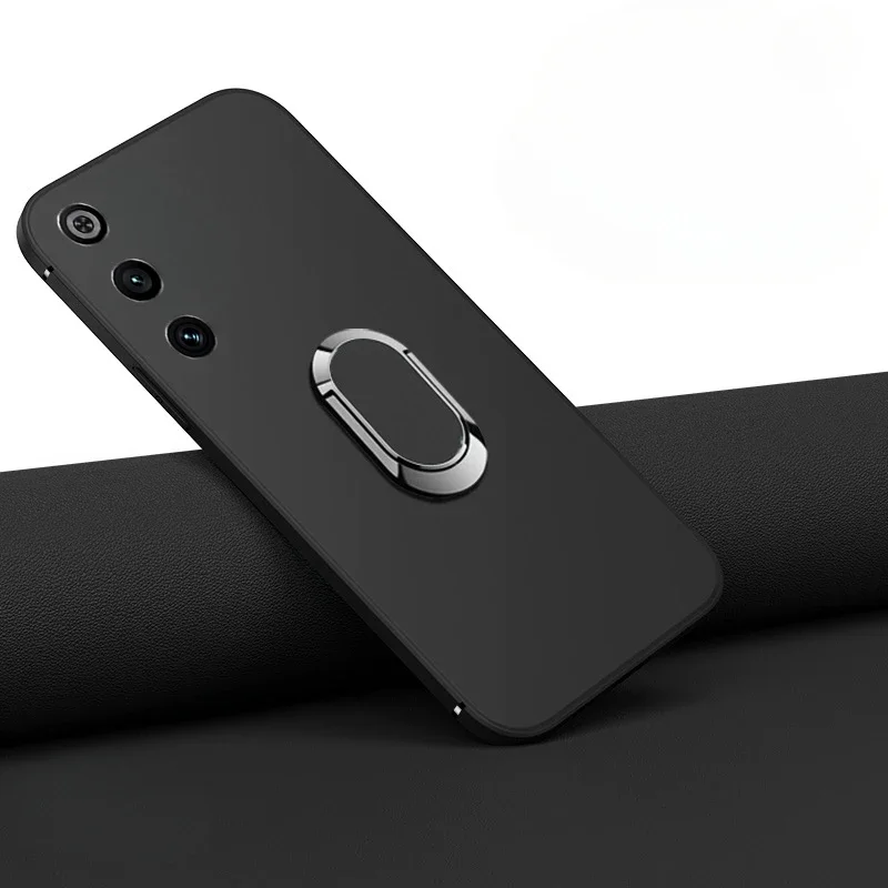 

For Red magic 10 Air 10 Pro Plus Case With Holder Ring Silicone Soft Ultra-Thin Cover For Red magic 10 Pro Plus Air Back Casing