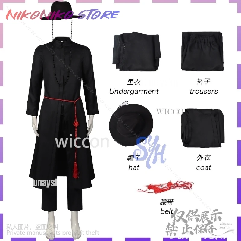 Jinu Boy Group Sajaboys Cosplay Anime Movie Kpop Demone Bello Uniforme Vampiro Goth Punk Cappotto Lungo Corea Idol Vestito di Halloween