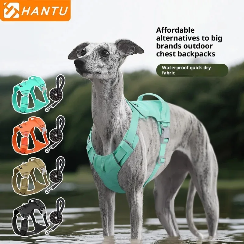

Lightweight Foldable Dog Harness-Reflective Quick-Dry Harness with Padded Straps,Breathable No-Pull Design for Outdoor Training