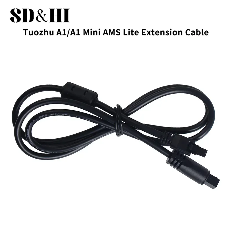 

Для Bambu Lab AMS Lite 1M 4-контактный удлинительный кабель для 3D-принтера Bambulab A1/A1mini