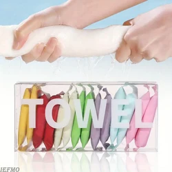 14pcs/box  Disposable Face Towel Absorbent Compressed Towel Portable Thick Compressed Face Towel Suitable For Travel