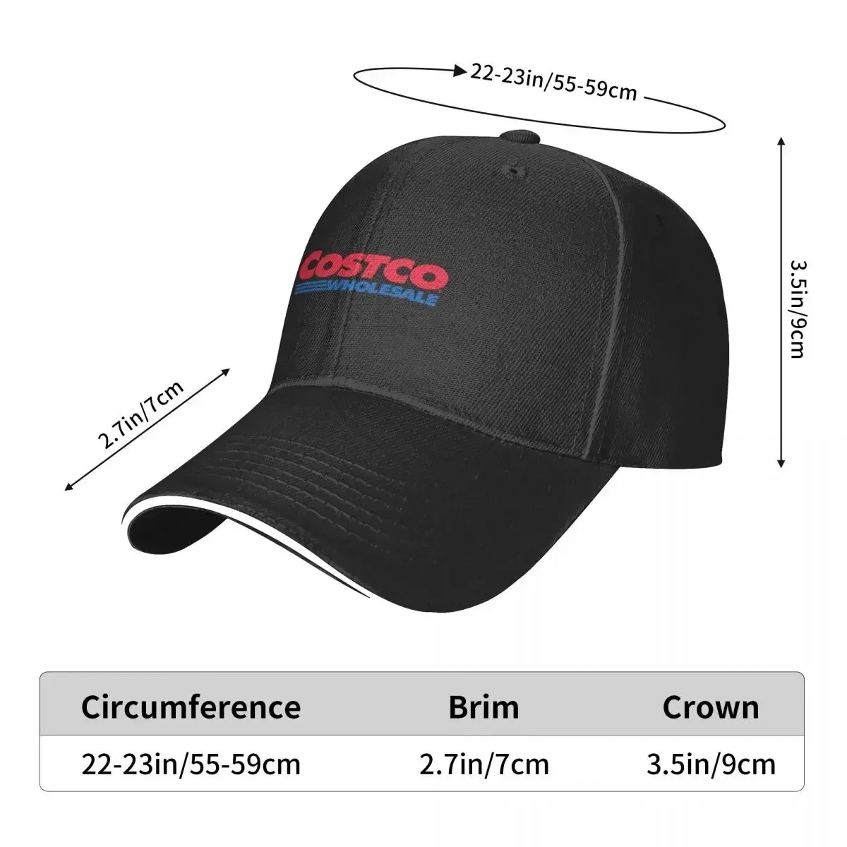 قبعة بيسبول City Costco Dreams للمشي لمسافات طويلة قبعة فاخرة للنساء والرجال
