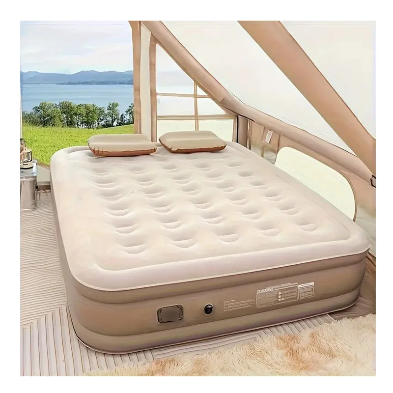

Outdoor Home Foldable Inflatable Sleep Lounger Bed for Trip Travel Camping with Electric Pump Air Mattress Inflatable Air Bed