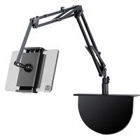 Hidden Bedside Mobile Phone Tablet Universal Bracket Holder Two Ways Install, Bed Sofa Adjustable 4-13'' Iphone Ipad Stand