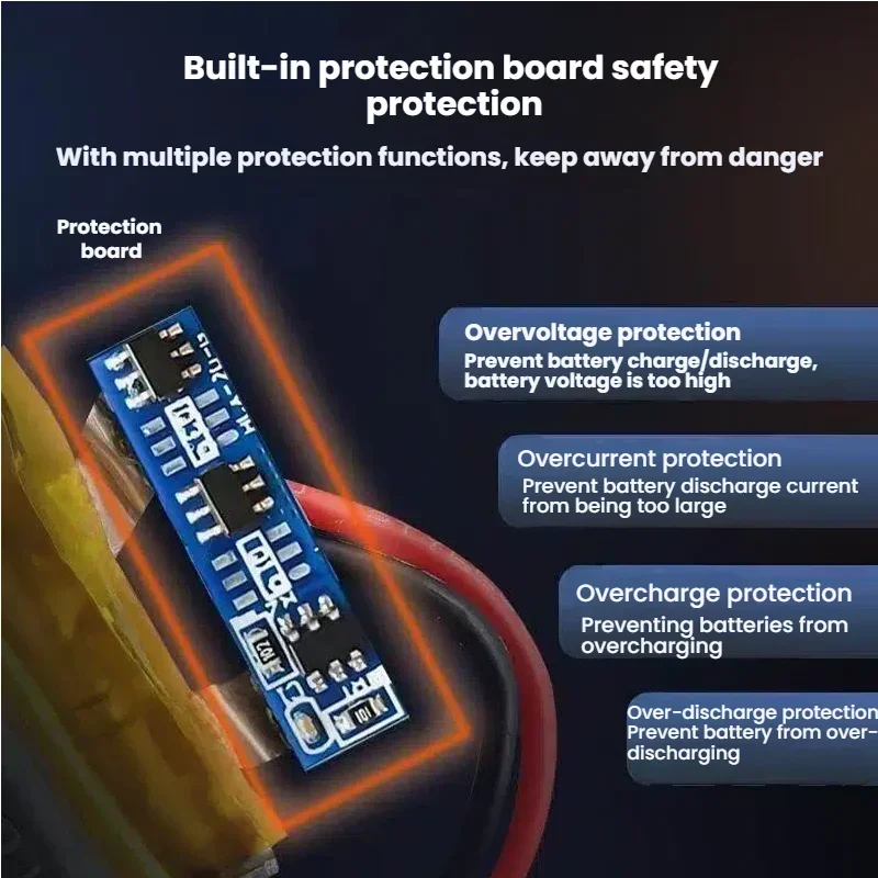 بطارية ليبو 3.7 فولت 150 مللي أمبير في الساعة 651723 مع قابس XH2.54 لطائرة RC بدون طيار 20C بطاريات ملحقات بديلة عالية المعدل بدون طيار