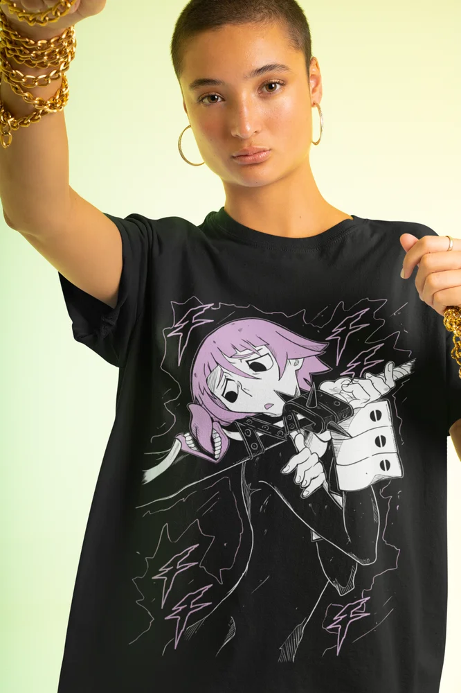 Soul Eater T-shirt Crona Fan Made Anime Manga Atsushi Ohkubo Shinigami Shirt