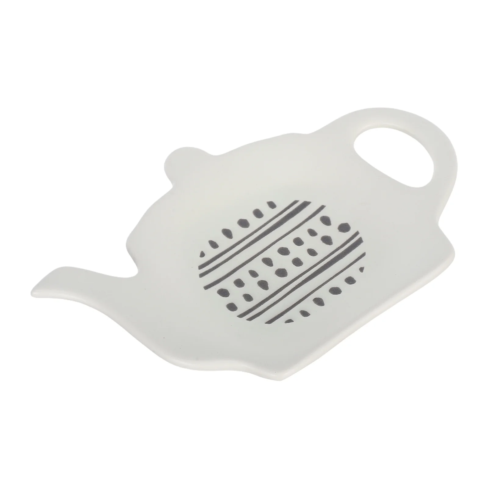 

Cute Tea Coaster Ceramic Bag Dish Coffee Tasting Tray Compact Holders Spoon Rest
