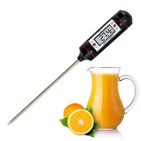 Portable Digital Kitchen Thermometer BBQ Meat Water Oil Cooking Electronic Probe Food Oven Thermometer WithTube Kitchen Supplies