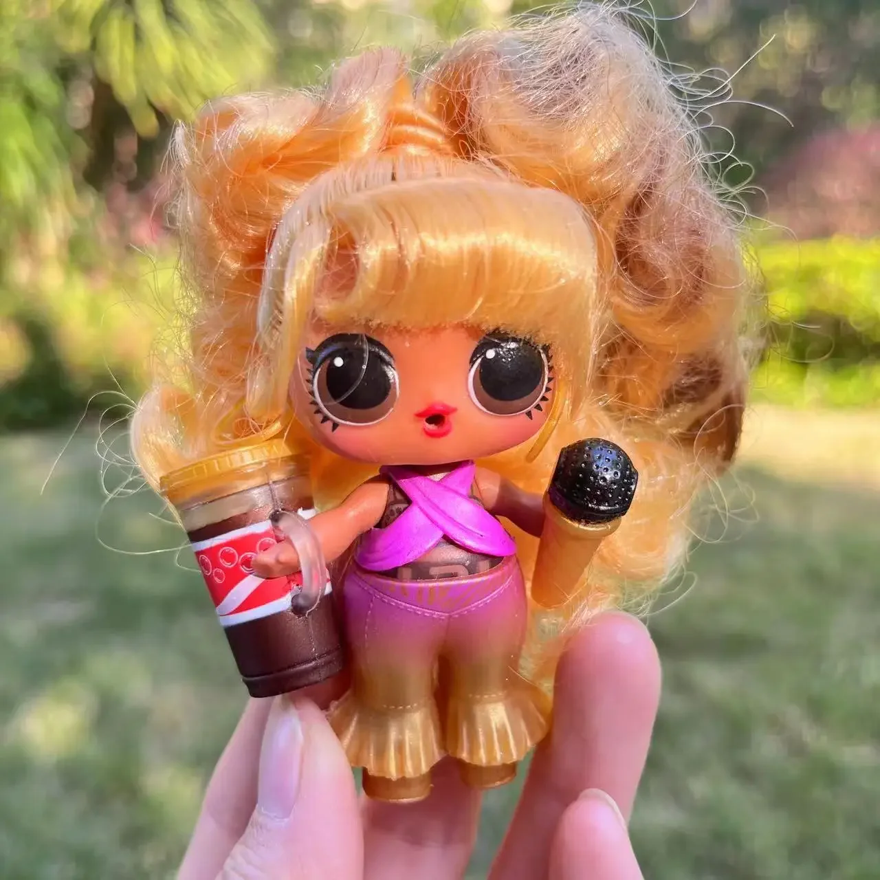 LOL 8CM Long Hair Doll Remix Series Rare Children\'s Toy House Children\'s Birthday and Christmas Gifts Without Boxes
