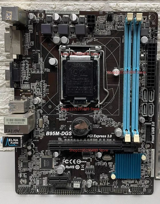 

Материнская плата ASRock B95M A DGS 17 * 22.5 1150 4-го поколения с чипсетом B85