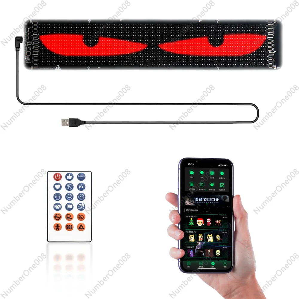 

LED flexible display screen Soft screen Car advertising screen LED expression
