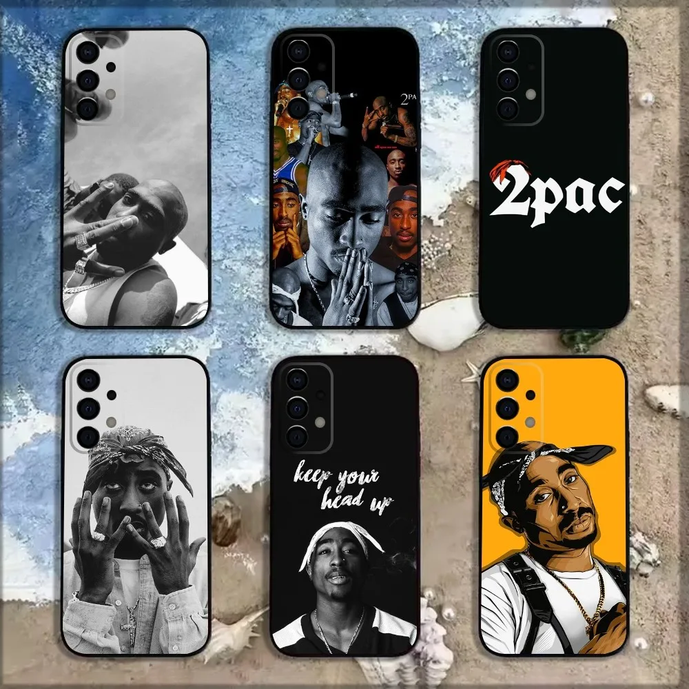 Rapper T-Tupac Shakur 2Pac Phone Case For Samsung Galaxy A13,A21s,A22,A31,A32,A52,A53,A71,A80,A91 Soft Black Shell