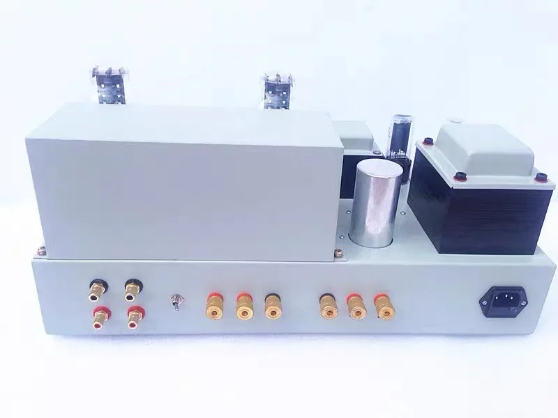 Single-ended Class A 6F3 + 300B amplifier amplifier, frequency response range 15HZ-28KHZ, distortion 1.5% (1kHz)