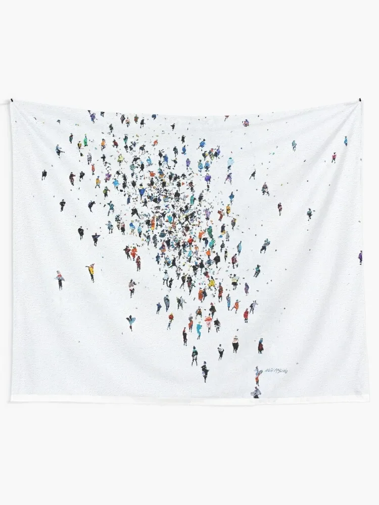 Dispersion After the Event by Neil McBride Tapestry Room Decore Aesthetic Decoration Aesthetic Wall Hanging Wall Tapestry