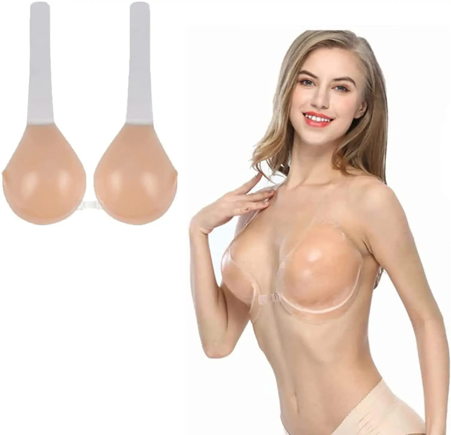 Reusable Self Adhesive Silicone Lift Up Nipple Cover Breast Nipple Cover Bra Pad Invisible Breast for Party Dress Lingerie