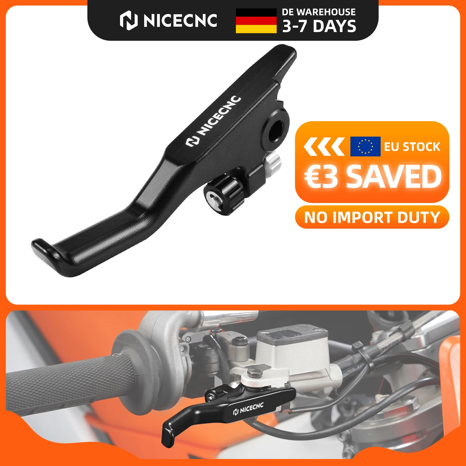 (Stock UE) 2025 Pour KTM EXC 300 Pour Husqvarna TE300 FE 450 350 Sherco SE-R300 SEF-R450 Kit levier d'embrayage court et levier de frein Brembo