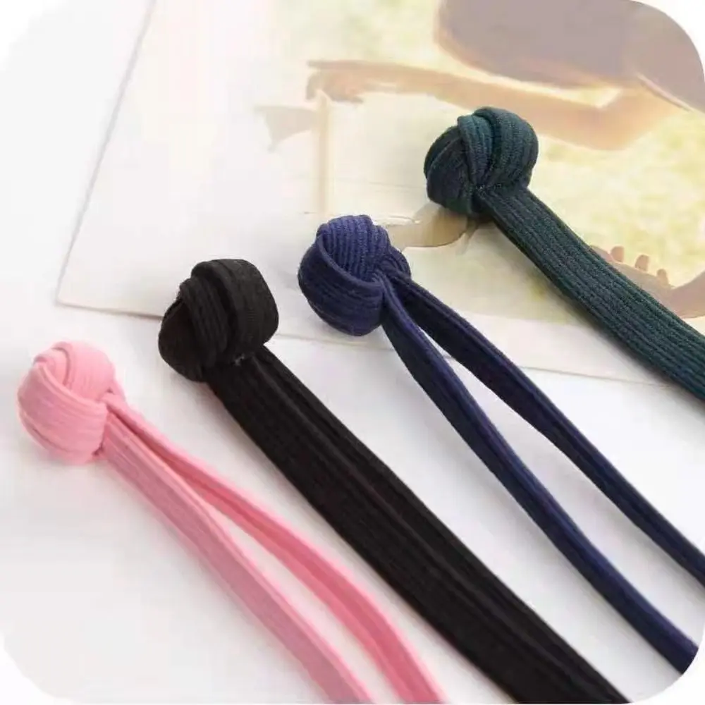 Durable Elastic Chinese Knot Head Rope Versatile Fashion Rubber Bands Tie Hair Rope Hair Accessories