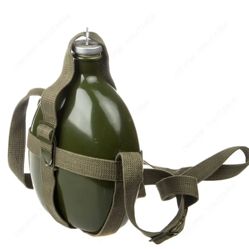 

WWII WW2 Chinese Millitary KMT Army 1L Alumin Kettle Canteen Outdoor Water Bottle HIKING CLIMBING CAMPING CN10401