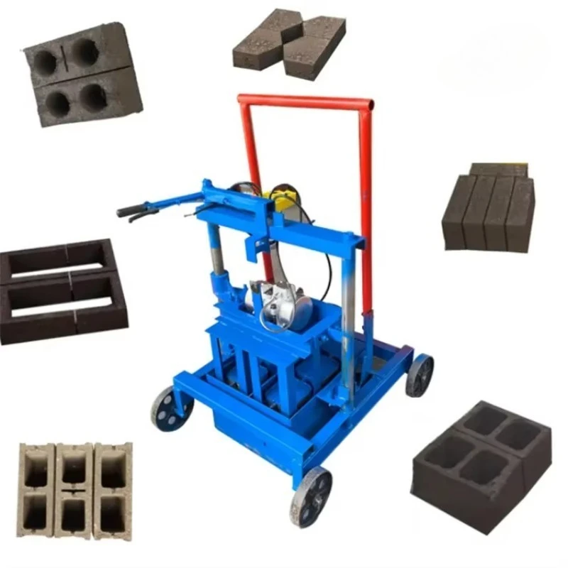 Automatic Small Mobile Manual Hollow Cement Brick Making Machine Concrete Brick Making Machinery