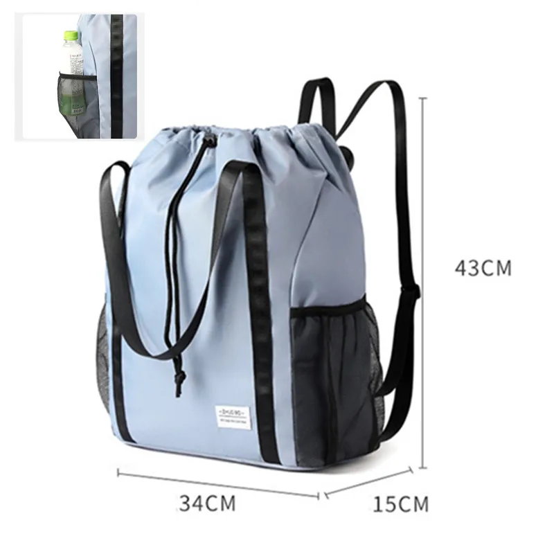 Borsa sportiva da palestra da donna per uomo Borse da viaggio con coulisse Nuoto e tempo libero Fitness Weekend Borsa a tracolla Bolsas Zaino da donna