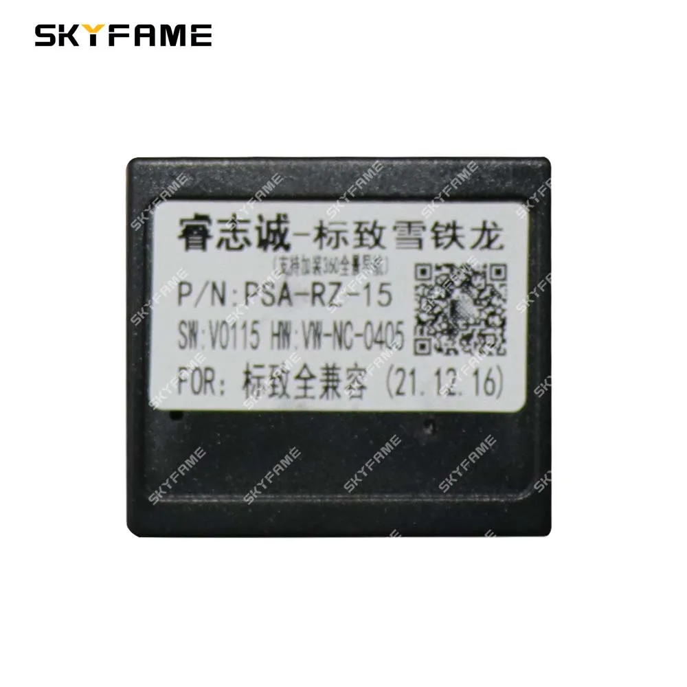 SKYFAME-Adaptador de arnés de cableado para coche, decodificador de caja Canbus de 16 pines para Peugeot 208, 308, 4008, 508, Jumpy 3, Citroen C3,