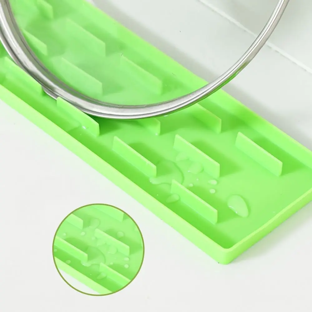 3pcs Multi-Purpose Flexible Pot Lid Storage Mat Heat-Resistant Durable Non Slip Mat Household Silicone Mat Organizer Kitchen
