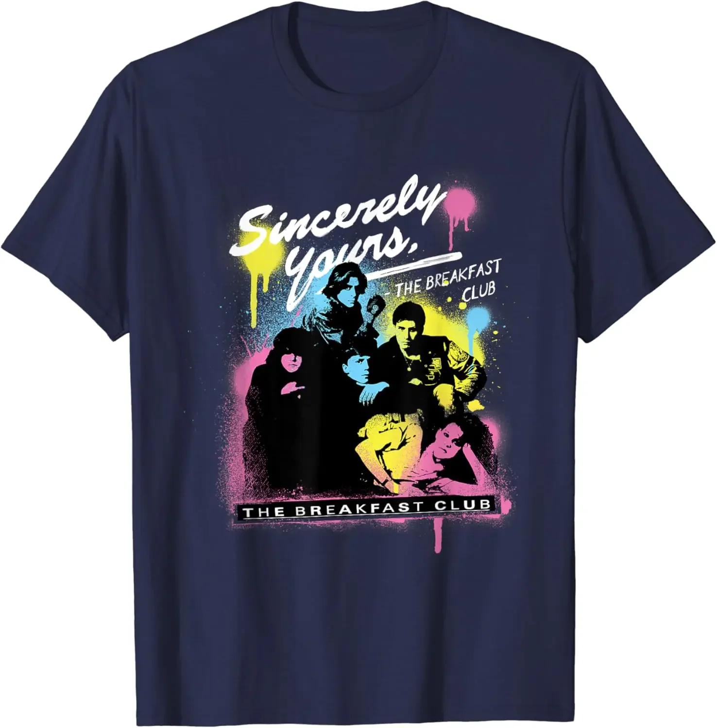 The Breakfast Club Group Spray Paint T-Shirt