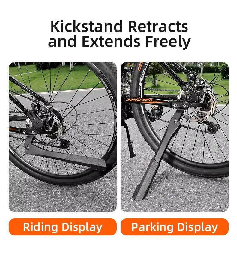 ESLNF Fahrradzubehör Fahrradständer aus bruchsicherer Aluminiumlegierung, verstellbare Länge, anwendbar für Fahrräder – Detail 5