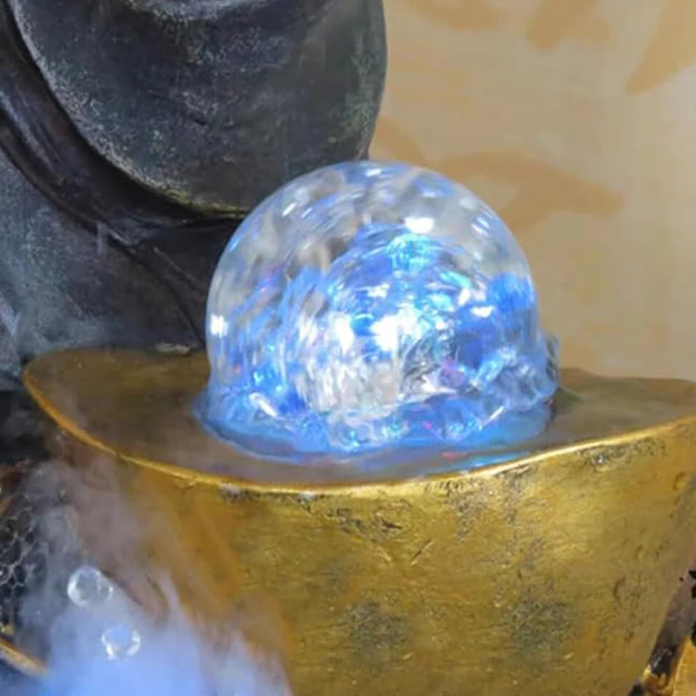 

31 Inch Water Fountain Crystal Ball 8CM Set Desktop Ornaments Home Office Decor Round Glass Indoor Fountain