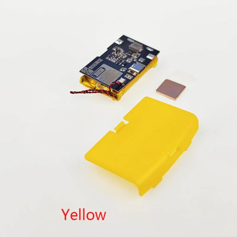 1800Mah Li-Ion Oplaadbare Batterijmodule Voor Game Boy Advance Voor Gba Highlight Met Type-C Oplaadpoort Batterijdeksel USB-C