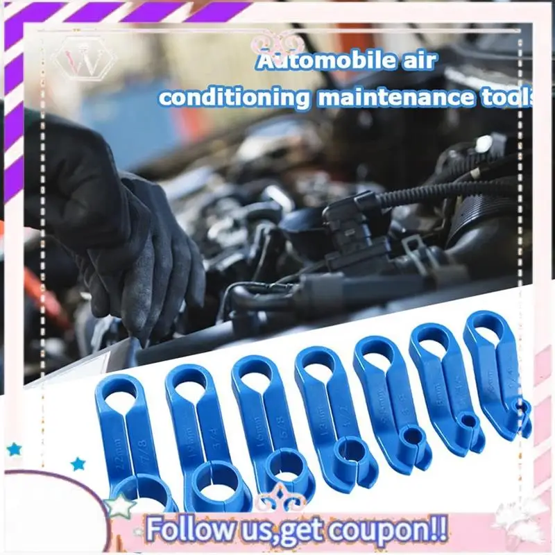 A76T-AC Strumento di disconnessione della linea del carburante Kit di tubi flessibili di raccordo a disconnessione rapida della linea del carburante universale Strumento di rimozione del tubo del radiatore dell'olio