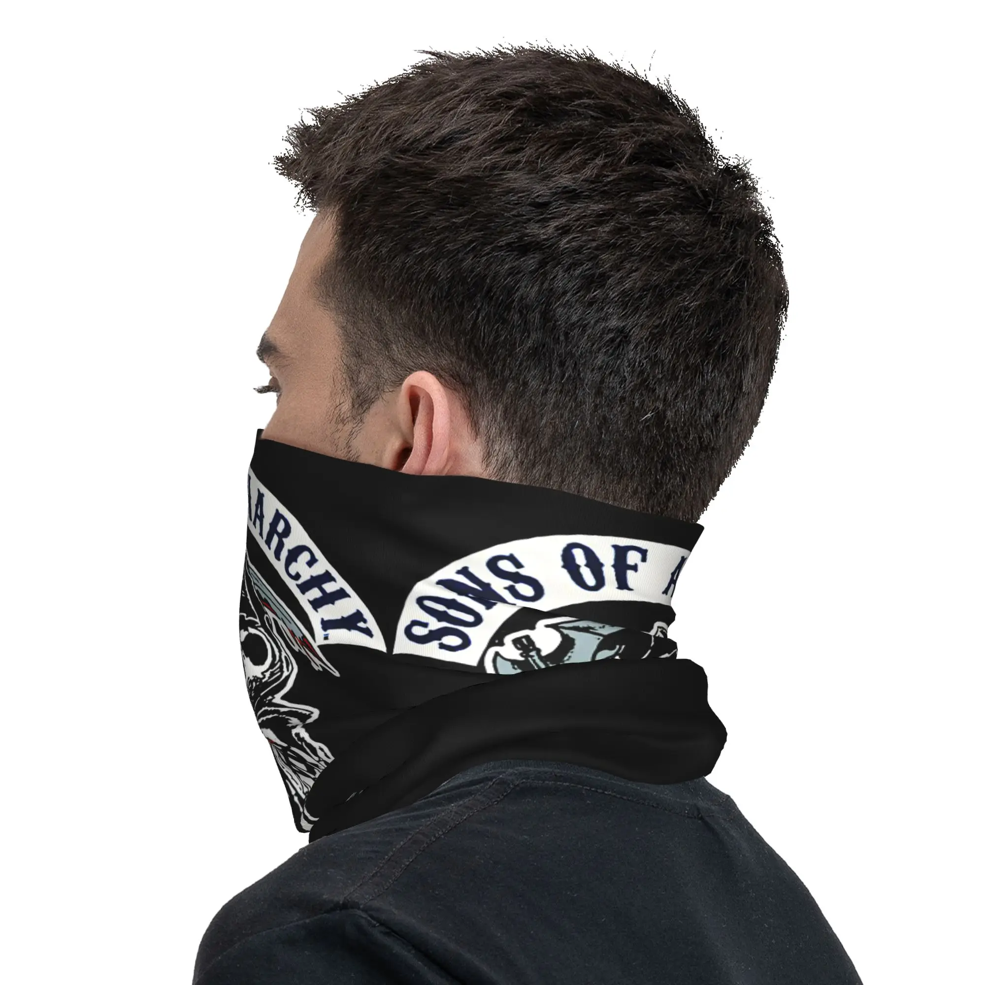 مخصص S- أبناء A-Anarchy باندانا الرقبة أدفأ الرجال النساء الشتاء التزلج التنزه وشاح الجراب الجمجمة الرعب فيلم تلفزيوني واقي الوجه #6