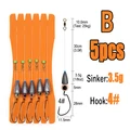 5pcs B 3.5g(1l8oz)