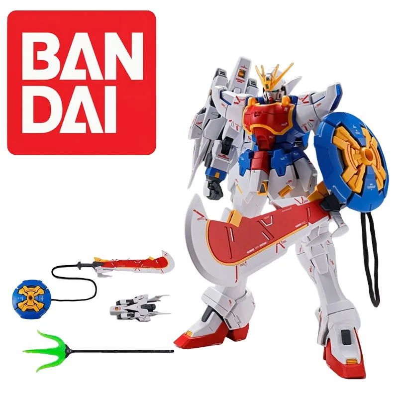 Bandai PB Limited MG 1/100 W Shenlong Gundam EW Fang Big Knife Assembly Model Anime Action Figures Toys for Kids Christmas Gift