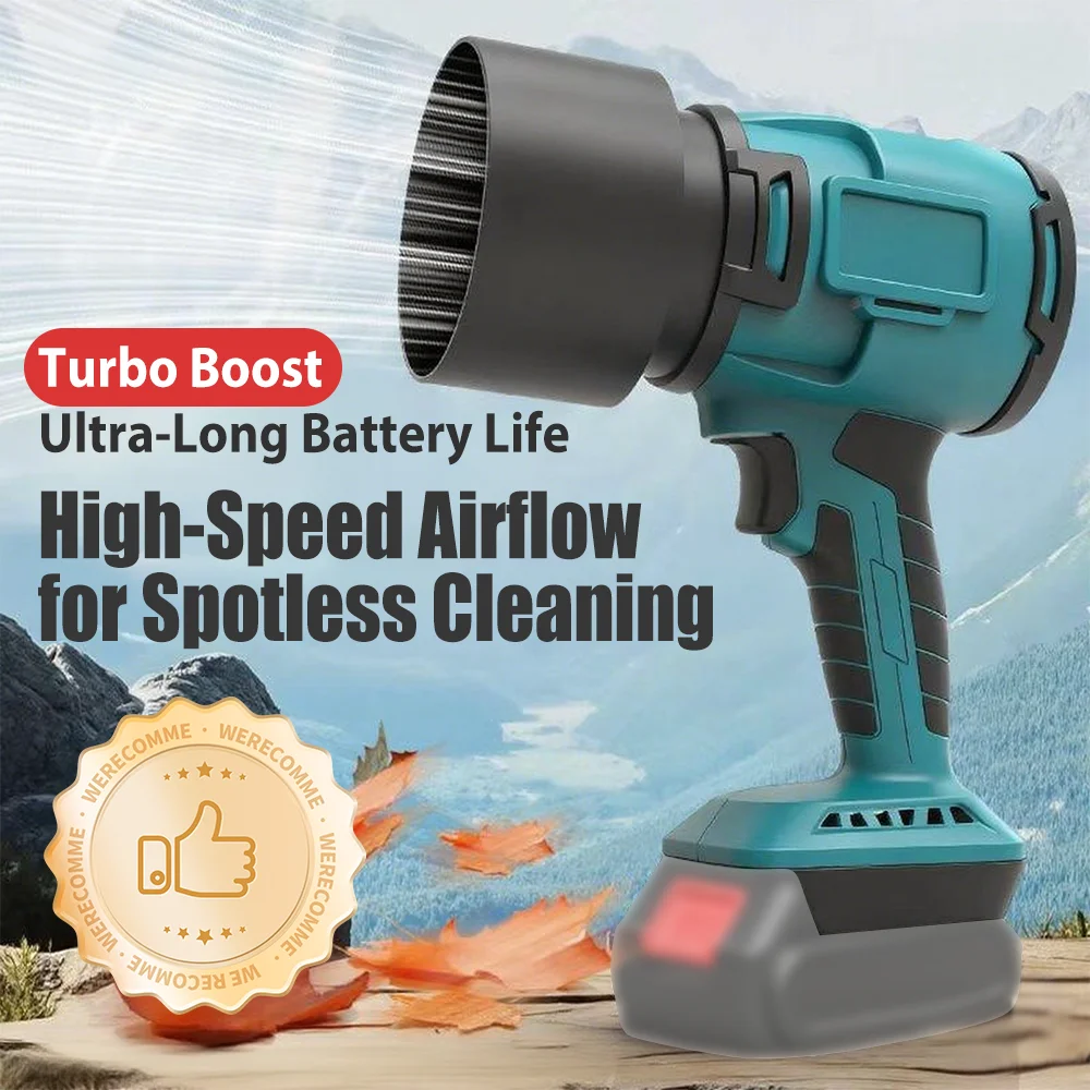 70MM 전기 브러시리스 무선 전기 에어 블로워 터보 제트 팬 휴대용 먼지 제거 도구 마키타 21V 배터리 핀용