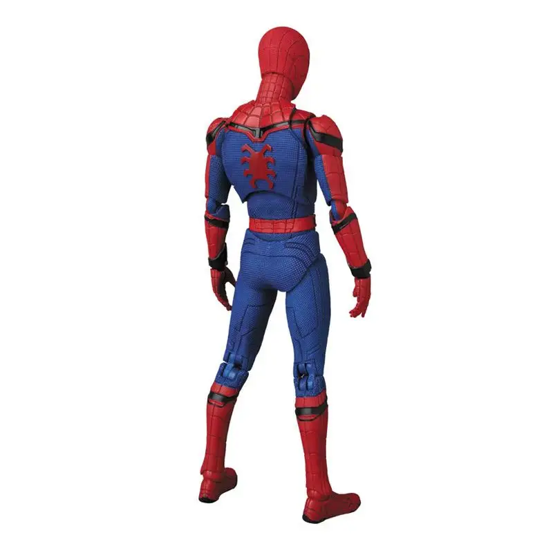 Mafex 103 스파이더 맨 액션 피규어 장난감 스파이더 맨 홈 커밍 디럭스 에디션 멀티 액세서리 모델 동상 인형 Collectible Gift