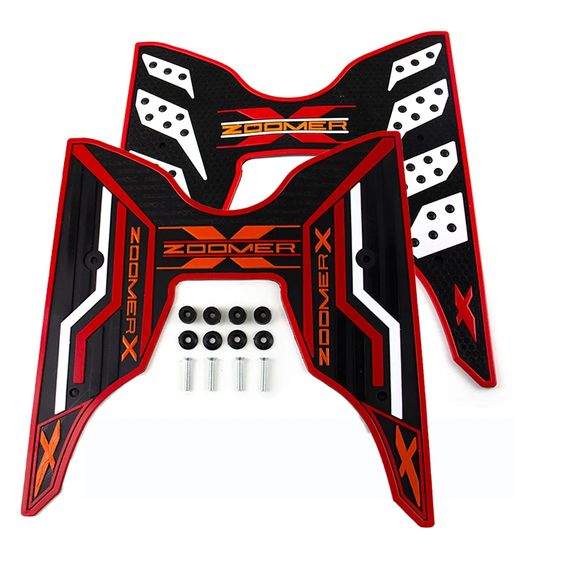 For Honda ZOOMER-X Scooter Motorcycle Mats Pedal Feet Cushion Pads Care Pad Insoles Heel Foot Anti-scratch Floor Mat Carpet 1
