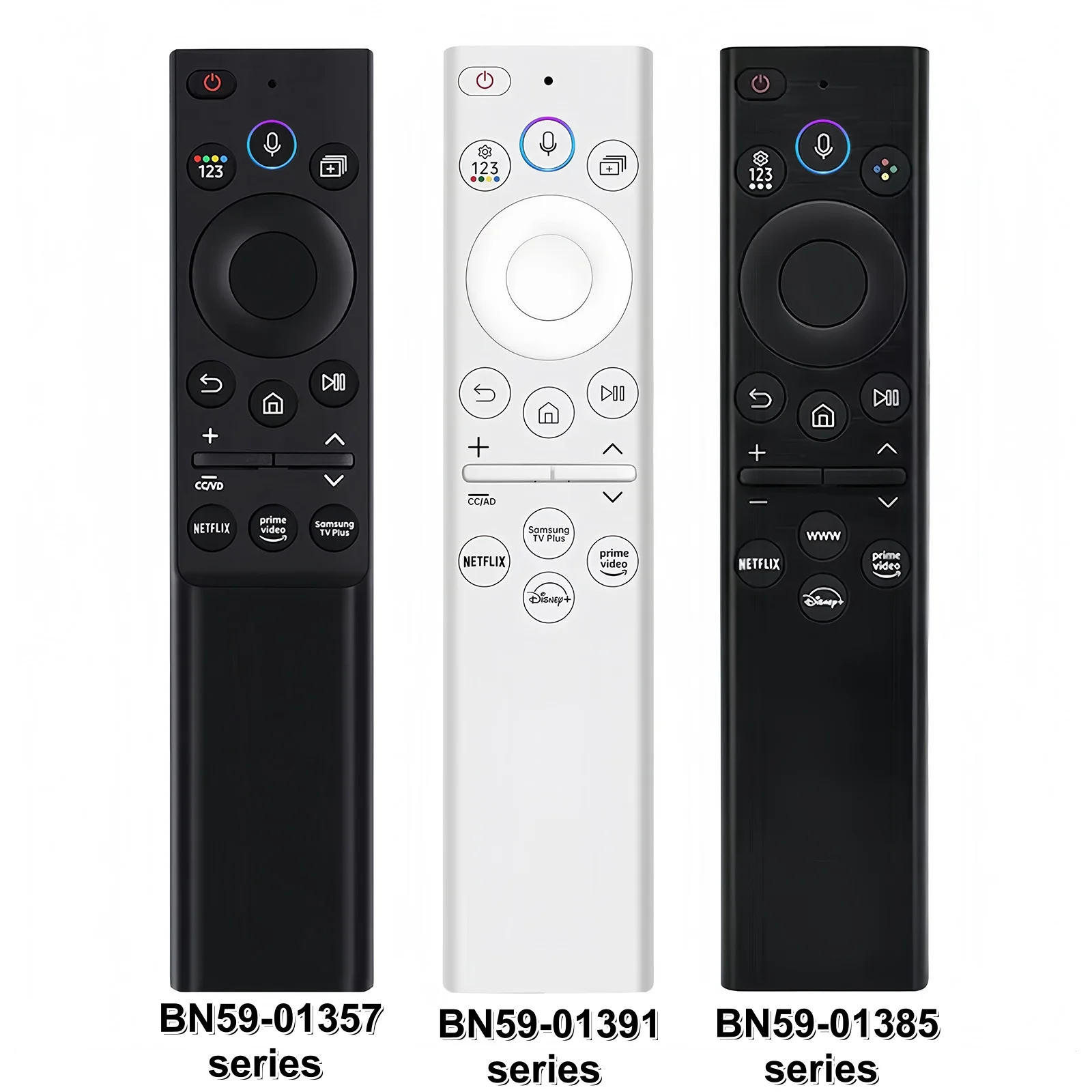 Control Remoto por Voz para Televisores Samsung, Reemplazo para Televisores Inteligentes Samsung 2018-2026 (Frame/QLED/Crystal/Neo QLED), Sin Energía Solar