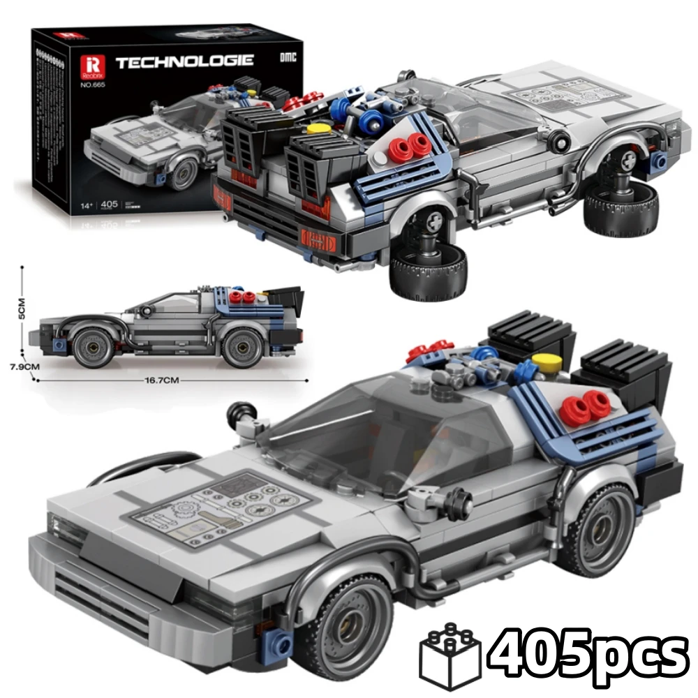 

Конструктор FUNXINEE 405 деталей: Техническая гоночная машина в стиле киберпанк, масштаб 1:24, научно-фантастический футуристический автомобиль, модель MOC, игрушка-конструктор, декор для рабочего стола